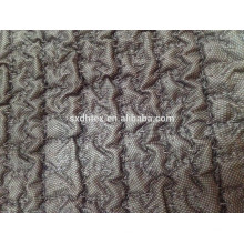 Padded winter embroidery quilting jacket/garment fabric